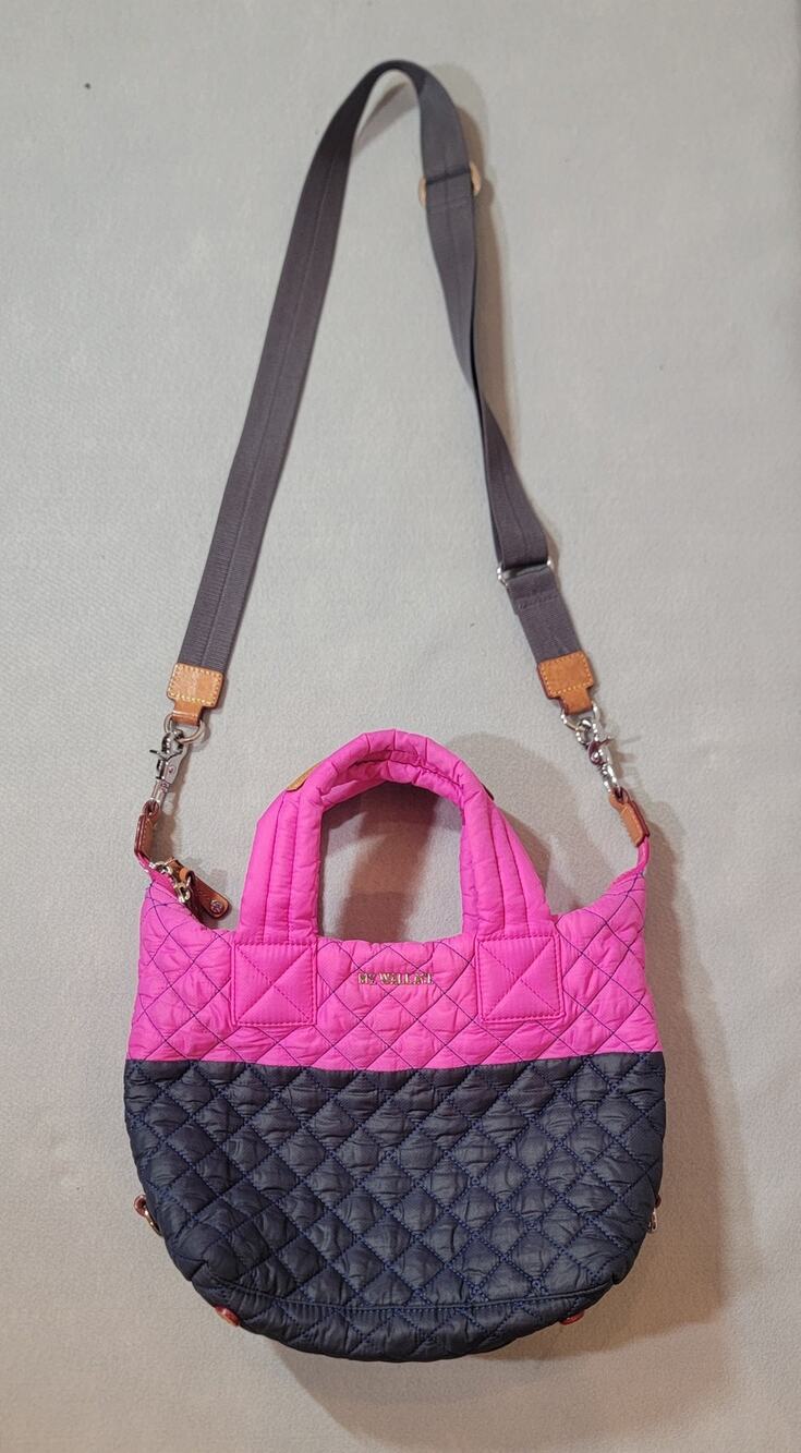 MZ Wallace Small Sutton Quilted Tote Bag Punch Dawn MZW